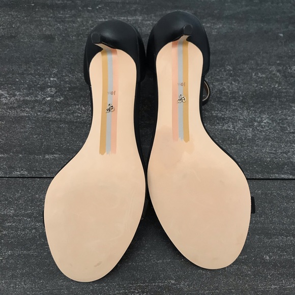 NEW Sam Edelman Patti Black Sandal Heels - Picture 5 of 5